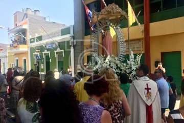 Telde rinde honores a su alcaldesa perpetua (Foto Miguel Florido)